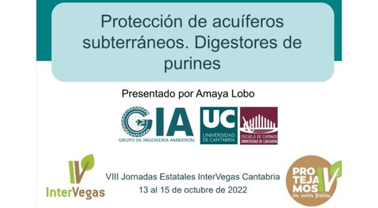 El Agua y Cambio climatico Amaya Lobo VIII Encuentro Estatal de Intervegas Cantabria 2022